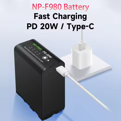 10800mAh NP-F980 NP F990 NP F980 F970 F960 Battery for Sony F960 F570 F750 F770 MC1500C PLM-100 CCD-