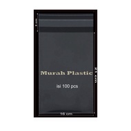 (ISI : 300 PCS! LEBIH HEMAT!) PLASTIK OPP TEBAL LEM 10X21 11X21 12X21 13X21 14X21 15X21 16X21 17X21