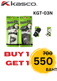KASCO KGT-03N ถุงมือกอล์ฟหนังเทียม LEFT BUY1 GET BUY1