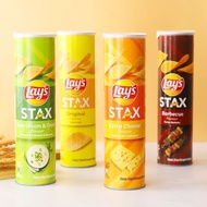 Malaysia Imported Lays Lays STAX Barrel Original Barbecue Cheese Flavor Potato Chips 135g Casual Sna