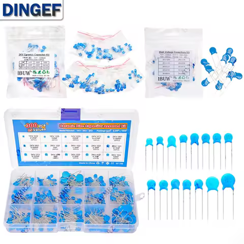 High voltage Ceramic Capacitor KIT 1KV 2KV 3KV 5PF 30PF 47PF 56PF 100PF 220PF 1NF 2.2NF 3.3NF 4.7NF 