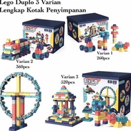 IMMEDIATELY ORDER Tma / Duplo Building Blocks Toy Complete With Storage Box and Block Board / Duplo 