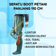 SEPATU SAWAH BOOT CELANA PETANI PANJANG SEPINGGANG KARET 110 cm SEPATU SAWAH BOOTS KARET SAWAH BOOTS