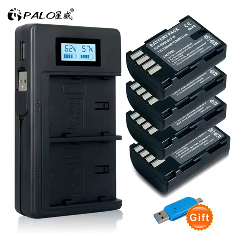 PALO 2200mAh DMW-BLF19E DMW-BLF19 DMW BLF19 BLF19 BLF19E Camera Battery for Panasonic Lumix GH3 GH4 