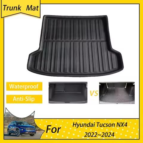 for Hyundai Tucson NX4 LWB 2022 2023 2024 Car Cargo Boot Liner Tray Rear Trunk Mats Anti-slip Carpet