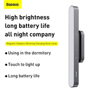 Baseus Night Light Hanging Magnetic LED Table Lamp Rechargeable Cabinet Light For Bedroom Kitchen