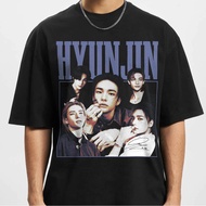 Stray Kids Hyunjin Retro Bootleg T-shirt Stray Kids Shirt Kpop Tshirt Kpop Gift for Her or Him Skz S