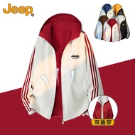 JEEP SPIRIT | Reversible Baseball Hoodie Jacket