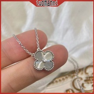 VCA Four Leaf Clover Laser Style Fashion Women's Necklace with Diamond
