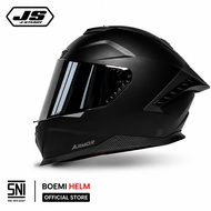 Full Face Helmet JS Armor Z SNI Original - Cool Men's Sports Helmet ABS Free Stickers