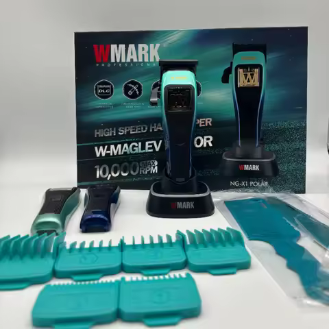 WMARK Hair Trimmer Professional Hair Cutting Machine Cordless Barber Adjustable Haircut 10000 RPM Cl