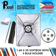 Pxel SB-4B-50X70 4 bulb light head Softbox Continuous lighting Photography lighting