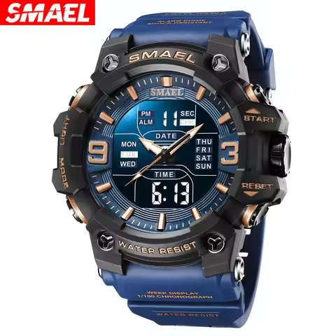 SMAEL Sports Waterproof Electronic Watch Student Watch 8049 Men's Watch Multi functional