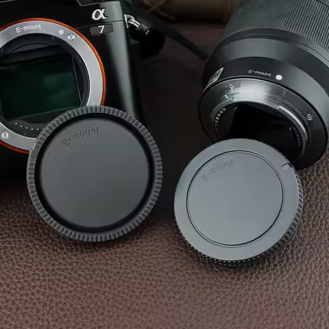 Rear Lens Cap/Cover+Camera Body Cap for Sony E mount NEX3/5/5N/6/7 A7 A7II A7s a9 a7r3 A7r4 A6600 a5