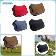 [mojotorw7] Saddle Pad Soft Equestrian Riding Equipment Shock Absorbing Horse Riding Pad