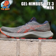 [CUT price] Asics รุ่น GEL Nimbus Lite 3 1011B357 300 สี ตุ่นๆคาดส้ม Light weight ขายแต่ของเเท้เท่านั้น