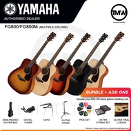 [LIMITED STOCKS] Yamaha Acoustic Guitar FG800 FG800M FG 800 M Full Size Solid Spruce Top Absolute Piano The Music Works Store GA1 [BULKY]