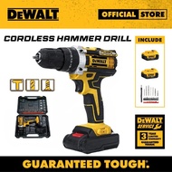 Dewalt Cordless Drill Batteri Rechargeable Hammer Drill Drill Cordless Screwdriver Hand Drill Mesin 