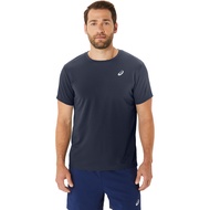 ASICS : 2011D173.401 KATAKANA SS TOP MEN RUNNING ผู้ชาย เสื้อคอกลม ของแท้ MIDNIGHT