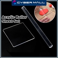 Acrylic Roller/ Acrylic Sheet Set for Polymer Clay Sculpting Tools Supplies