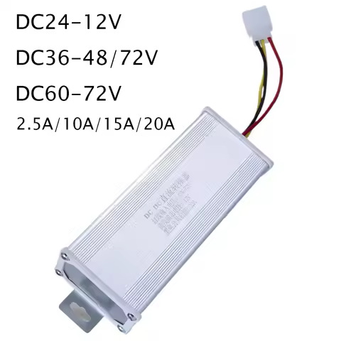 Electric Vehicle DC Converter DC24 to 12V/DC36-48V/DC36-72V/DC60-72V to 12V/24V/48 Module Car Power 