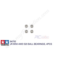 Tamiya 94752 - JR Mini 4WD 520 Ball Bearings - 4pcs [94752]
