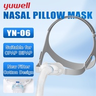 Yuwell Nasal Pillow CPAP Mask Silicone  All In Medical Sleep Mask For Snoring And Apnea Treatment Wi