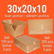 Plain Cardboard Packing Box Size 30x20x10