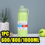 sport bottle 600/1000ml liter aqua flask tumbler tumbler for hot and cold 304 stainless steel flask