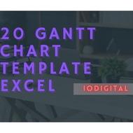 19 Sets Gantt Chart Excel Template