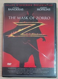 [包郵] DVD THE MASK OF ZORRO 黑俠梭羅 Z 傳奇 蒙面俠蘇洛 只有英文字幕 無中字幕 西片 美國 荷李活 電影 喜劇劇情片 包平郵