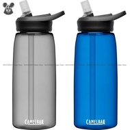 CAMELBAK eddy+ Bottle 32oz - 1L Spill-free BPA-free Wide Mouth Drinking Water Bottles Universal Cap 