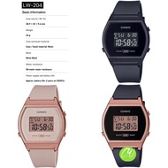 [ CASIO LW-204 SERIES ] LADIES DIGITAL RESIN WATCH LW-204-1A / 1B / 4A