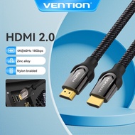 Vention HDMI Cable HDMI 2.0 Cotton Braided Supports 18Gbps, ARC, HDR10 HDCP2.2 Ultra Slim HDMI Optic