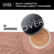 MAKE OVER Silky Smooth Translucent Powder 35 g - Bedak Tabur