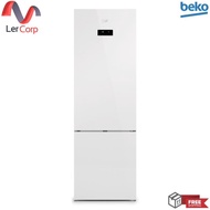 [0% 10 เดือน] (Beko) ตู้เย็นบอททอม ฟรีซเซอร์ (ช่องแช่แข็งด้านล่าง , 60 ซม.) RCNT375E50VZGW