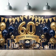 Happy 60th Birthday Photography Backdrop Shining Diamond Photography Background Women 60th Birthday 