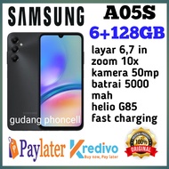 Hp SAMSUNG A05S RAM 6+128 GB snapdragon 680 kamera 50 mp garansi resmi samsung indonesia (imei terda