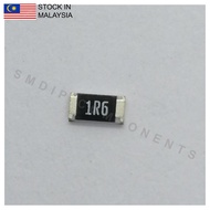 10PCS Taiwan-Grade 1.6R ±5%, 0805 SMD Resistor (1R6)