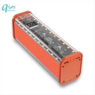 21700 DIY Power Bank Case Supports 4x21700 Batteries PD20W Powerbank Case LED Screen Transparent Bat