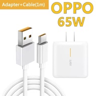 original OPPO 65W Charger type c Supervooc 2.0 Fast Charger 6.5A USB Type-C Cable Super fast charger adapter