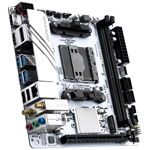 JGINYUE AMD AM4 ITX Motherboard supports Ryzen R3 R5 R7 R9 1/2/3/4/5 series CPU DDR4 RAM Desktop PC 