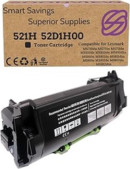 SOONVIEW MS710 52D1H00 Toner Cartridge Replacement for Lexmark MS710dn MS710n MS711dn MS810de MS810d