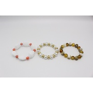 Bracelet Bracelet Lucky Bracelet Lucky Bracelet Lucky Bracelet Lucky Bracelet Pearl+Crystal+White Br