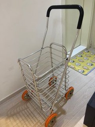 不鏽鐵可折疊購物手推車 Collapsible Shopping Cart