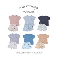 Mooi T-Shirt Kids Suit Pocket Tee T-Shirt (1 2 3 4 5 Years)