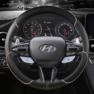 PU Leather Car Steering Wheel Covers For Hyundai i40 i30 ELantra Sonata i45 Creta ix25 Tuscon ix35 A