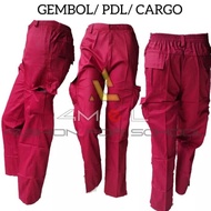 celana merah sd panjang CARGO/GEMBOL/PDL celana sd panjang laki laki celana sekolah