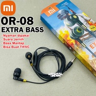 Xiaomi R-08 Headset Super Bass Jernih For Xiaomi Redmi 9 7A 9A Note 9 Poco M3 Note 9 Pro Note