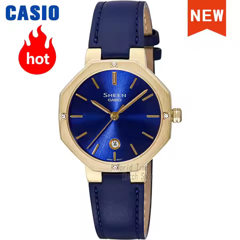 Casio women watch SHE Series top brand Waterproof Quartz watch Stylish simplicity ladies Gifts Clock